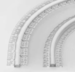 Bendable Profile for LED Strip White body/White cover