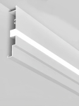 Aluminium Profile for Ceiling White body/Black cover L=2M