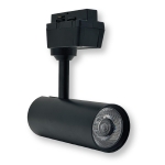 LED Track Light 12W 220V Bridgelux COB Chip Black Body