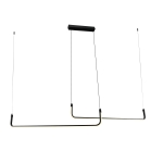 LED Пендел 25W Пясъчно Черно