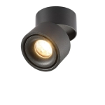 LED Луна за Стенен Монтаж 12W Black 3000K BRIDGELUX-ЧИП РЕГУЛИРУЕМА