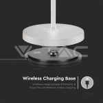 2W LED Настолна Лампа 4400mA Батерия Бяло Тяло IP54 3000K