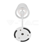 2W LED Настолна Лампа 4400mA Батерия Бяло Тяло IP54 3000K