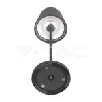 2W LED Настолна Лампа 4400mA Батерия Зелено Тяло IP54 3000K