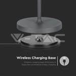 2W LED Настолна Лампа 4400mA Батерия Зелено Тяло IP54 3000K