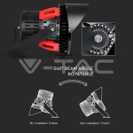 500W LED Осветител за Стадион SAMSUNG Чип Meanwell Дравейр 45° 5000K Дим.