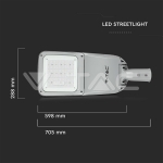 LED Улична Лампа SAMSUNG Чип 120W 4000K 302Z+ Class II Type 3M Inventonics 0-10V