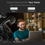 Wi-Fi Smart Контролер Съвместим с Amazon Alexa Google Home