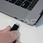 1м. Тип C USB Кабел Черен Серия "Pearl"