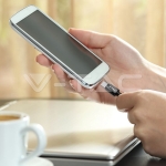 1м. Микро USB Кабел Черен Серия "Platinum"