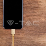 1м. Микро USB Кабел Злато Серия "Platinum"