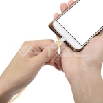 1м. Тип C USB Кабел Злато Серия "Platinum"