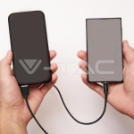 1м. Микро USB Кабел Черен Серия "Ruby"