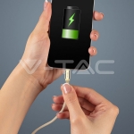 1м. Микро USB Кабел Злато Серия "Ruby"