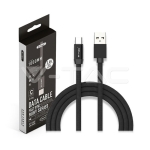 1м. Тип C USB Кабел Черен Серия "Ruby"