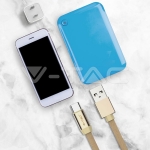 1м. Тип C USB Кабел Злато Серия "Ruby"