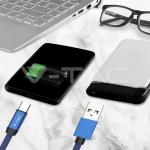 1м. Тип C USB Кабел Син Серия "Ruby"