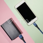 1м. Тип C USB Кабел Син Серия "Gold"