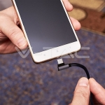 1м. Тип C USB Кабел Черен Серия "Diamond"