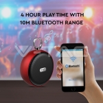 Преносима Bluetooth Колона Micro USB 800mah Червена