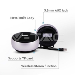 Преносима Bluetooth Колона Micro USB 800mah Сребърна