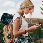 Преносима Bluetooth Колона Micro USB 800mah Сребърна