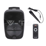 35W Преносима Колона Тип "Куфар" с Микрофон RF Контрол 12 inch RGB