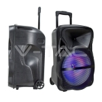 35W Преносима Колона Тип "Куфар" с Микрофон RF Контрол 12 inch RGB