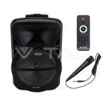 35W Преносима Колона Тип "Куфар" с Микрофон RF Контрол 12 inch RGB