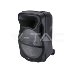 50W Колона С 1 Безжичен + 1 Жичен Микрофон RF Контрол 15inch