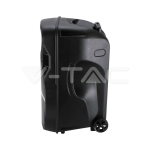 50W Колона С 1 Безжичен + 1 Жичен Микрофон RF Контрол 15inch