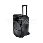 50W Колона С 1 Безжичен + 1 Жичен Микрофон RF Контрол 15inch