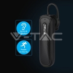 Bluetooth Слушалка 70mAh Черна