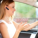 Bluetooth Слушалка 70mAh Черна