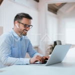 Bluetooth Слушалка 70mAh Бяла