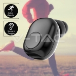 Bluetooth Слушалка 55mAh Черна