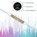 Аудио Слушалка Златна