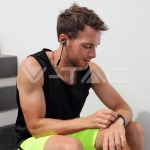 Bluetooth Слушалка 500mAh Черна