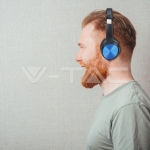 Bluetooth Слушалки Ротация 500mAh Сини