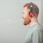 Bluetooth Слушалки Ротация 500mAh Червени