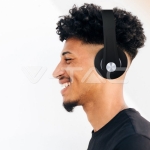 Bluetooth Слушалки Регулируеми 500mAh Черни