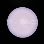 LED Плафониета 60W SMART Ф450 Звезди Топла + Студена Светлина