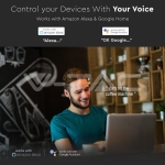 WIFI SMART Контакт Преносим Съвместим с Amazon Alexa & Google Home