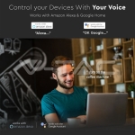 WIFI SMART Мини Контакт с USB Съвместим с Amazon Alexa & Google Home