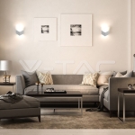 3W Стенна Лампа Bridglux Чип Бяло Тяло 4000K