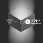 3W Стенна Лампа Bridglux Чип Черно Тяло 4000K