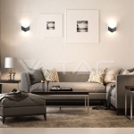 3W Стенна Лампа Bridglux Чип Черно Тяло 4000K