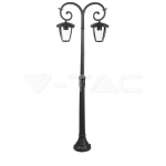 Градиснки Лампа 2ХE27 1410мм Черен IP44