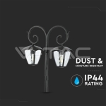 Градиснки Лампа 2ХE27 1410мм Черен IP44