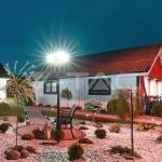 Градиснки Лампа 3ХE27 1990мм Черен IP44